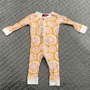 Milkbarn Grapefruit Cotton Pajamas